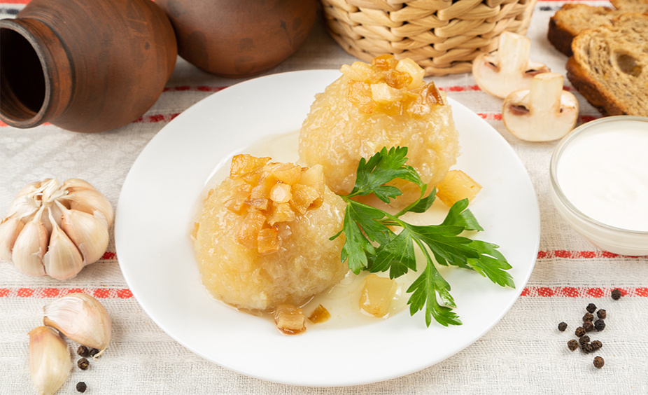Клёцка картофельная с мясом