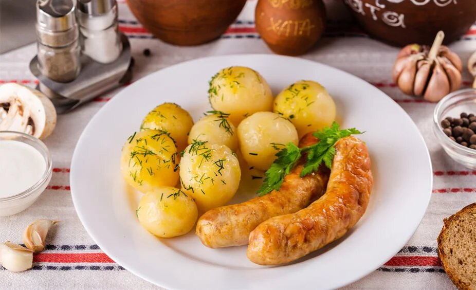 Колбаски из птицы с сыром