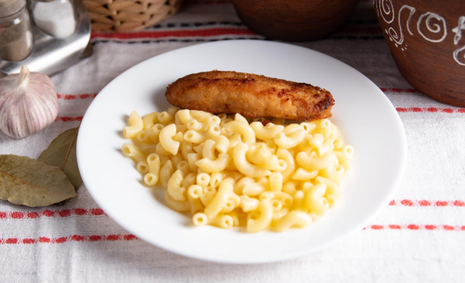 Макароны отварные с маслом