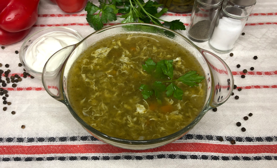 Щи зелёные из щавеля